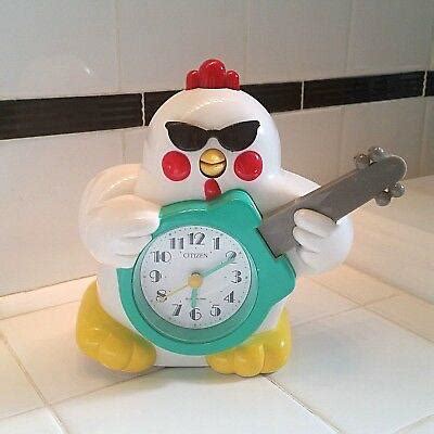 rock and roll chicken alarm clock|Rock N Roll Singing Chicken Alarm Clock .